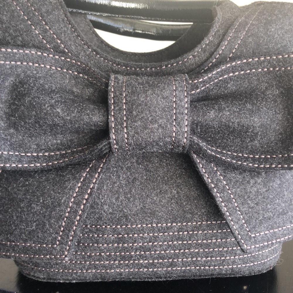 Kate Spade Small Grey Felt Purse with Dustbag - Picture 8 of 11